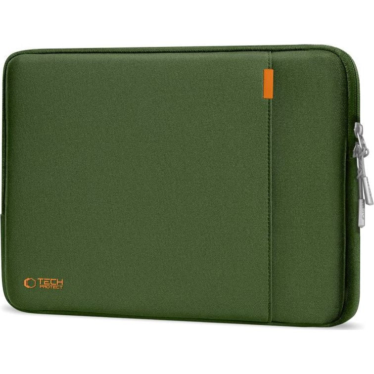 Universal Laptoptasche bis zu 13"-14", Tech-Protect Defender, Dunkelgrün