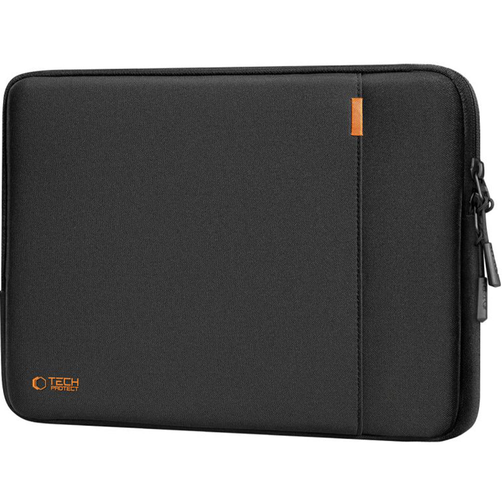 Schwarze Universal Laptoptasche Tech-Protect Defender für Laptops bis zu 14 Zoll