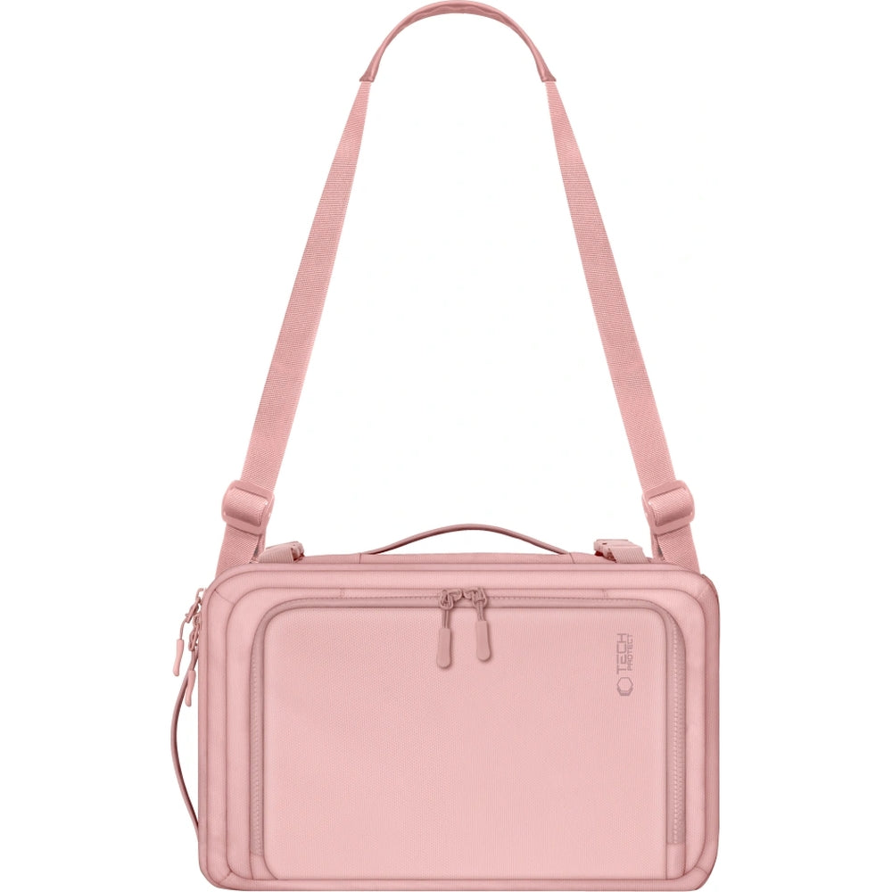 Reiserucksack mit Platz für einen Laptop, 20l, Tech-Protect Defender S50, Rosa