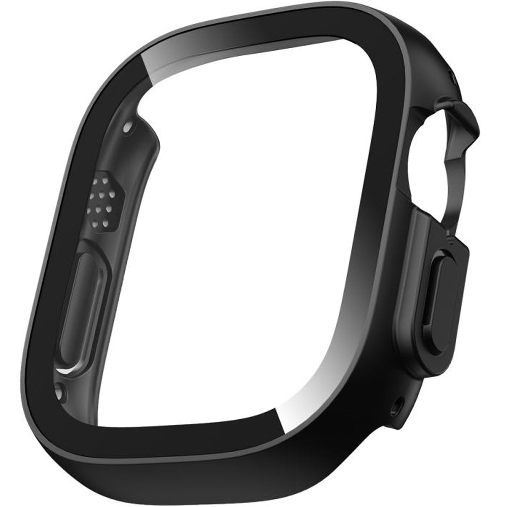 Hülle mit Glas für Apple Watch Ultra 4 49mm / 3 49mm / 2 49mm / 1 49mm, Tech-Protect Defense, 2 Stück, Schwarz, Transparent (3/11)