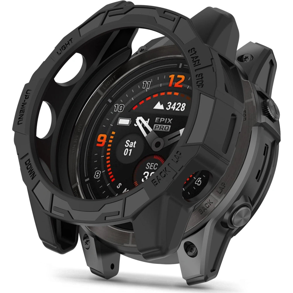 Schutzhülle Tech-Protect Defense Air für Garmin Fenix 7 / 7 Pro, Schwarz