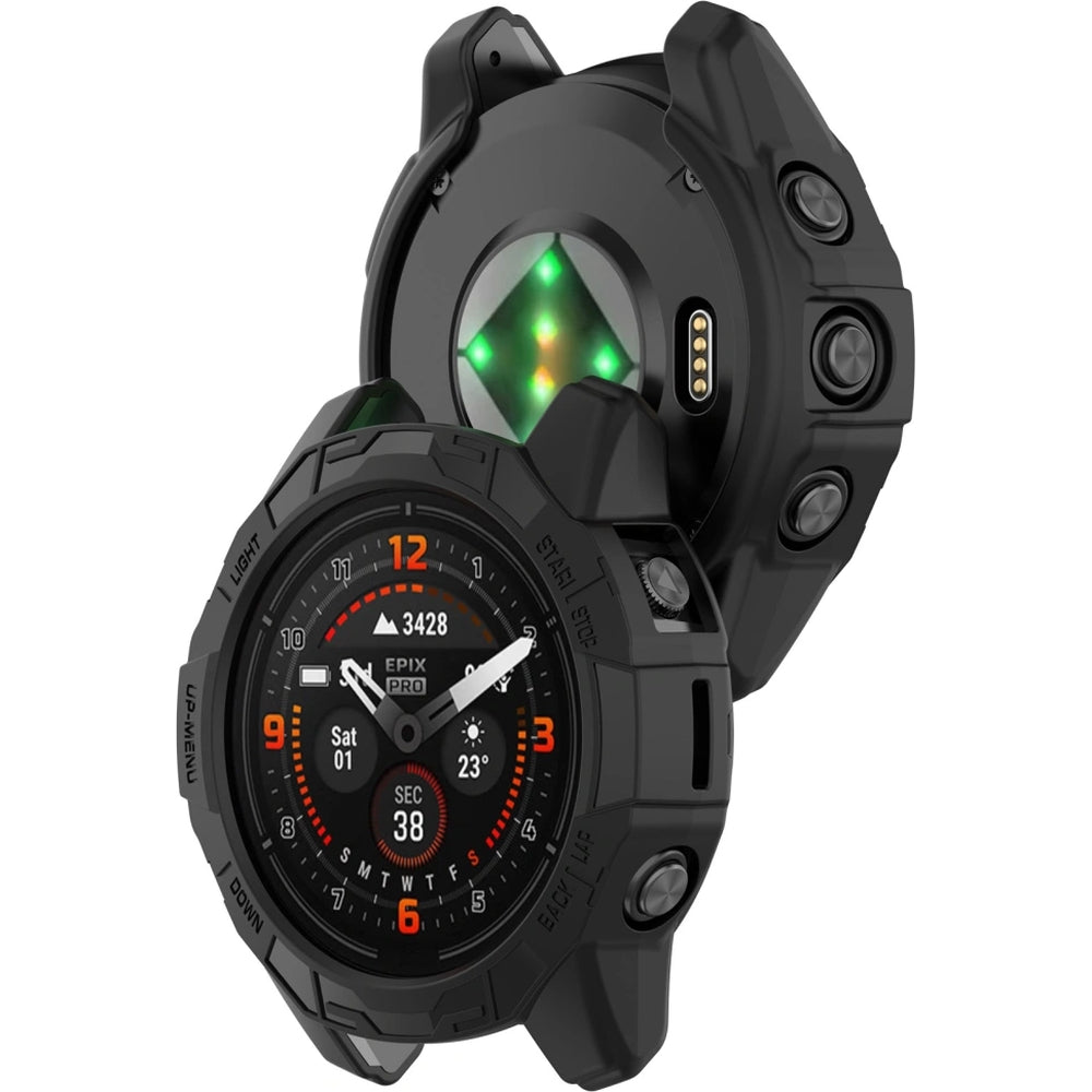 Schutzhülle Tech-Protect Defense Air für Garmin Fenix 7 / 7 Pro, Schwarz