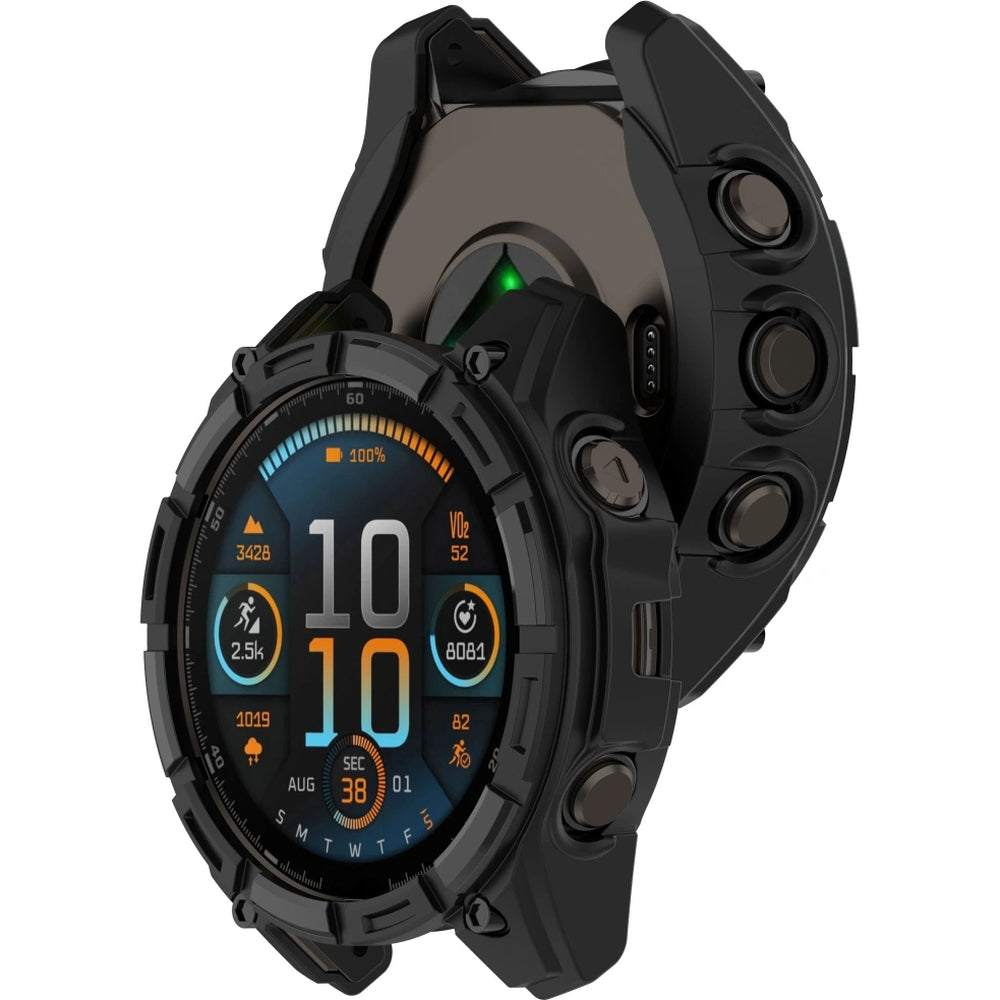 Schutzhülle Tech-Protect Defense Air für Garmin Fenix 8 51 mm, Schwarz
