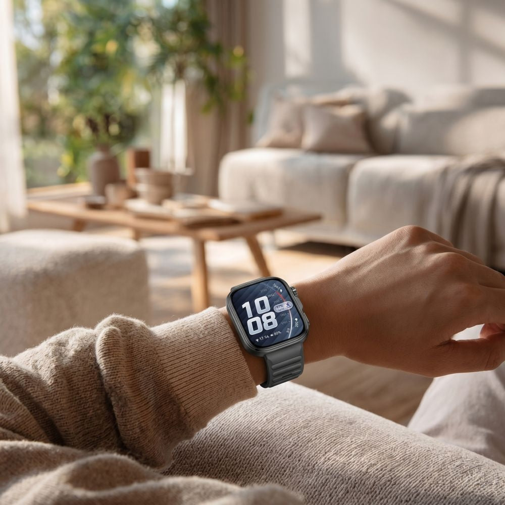 Schutzhülle + Glas für Huawei Watch Fit 5 Pro, Tech-Protect Defense360, Schwarz