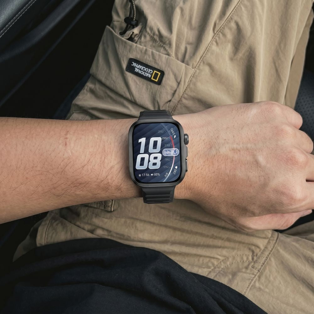 Schutzhülle + Glas für Huawei Watch Fit 5 Pro, Tech-Protect Defense360, Schwarz