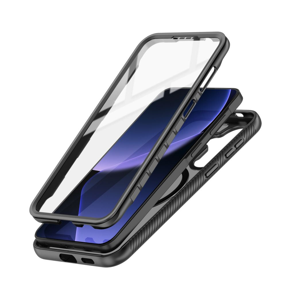Handyhülle für Galaxy A57 5G, Tech-Protect Defense mit MagSafe, mattes Schwarz