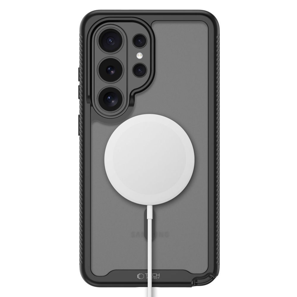 Handyhülle für Galaxy S26, Tech-Protect Defense mit MagSafe, mattes Schwarz