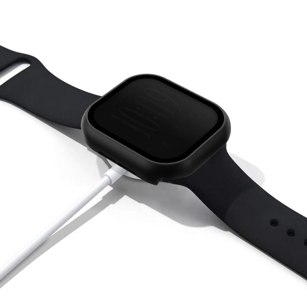 Hülle mit Sichtschutzglas für Apple Watch Series 12 42mm, Tech-Protect Defense Privacy, Schwarz (6/9)