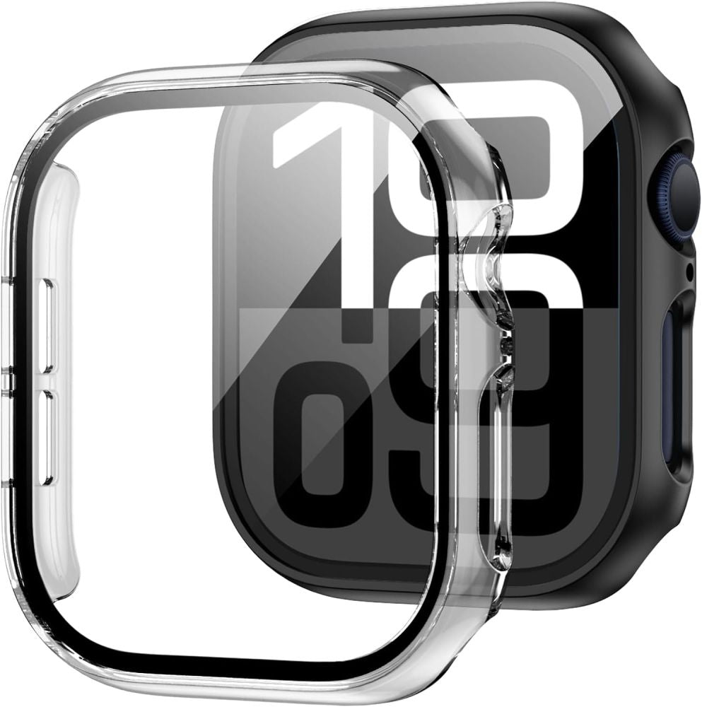 Schutzhülle + Glas Tech-Protect Defense360 für Apple Watch 11 / 10 (42 mm), Transparent