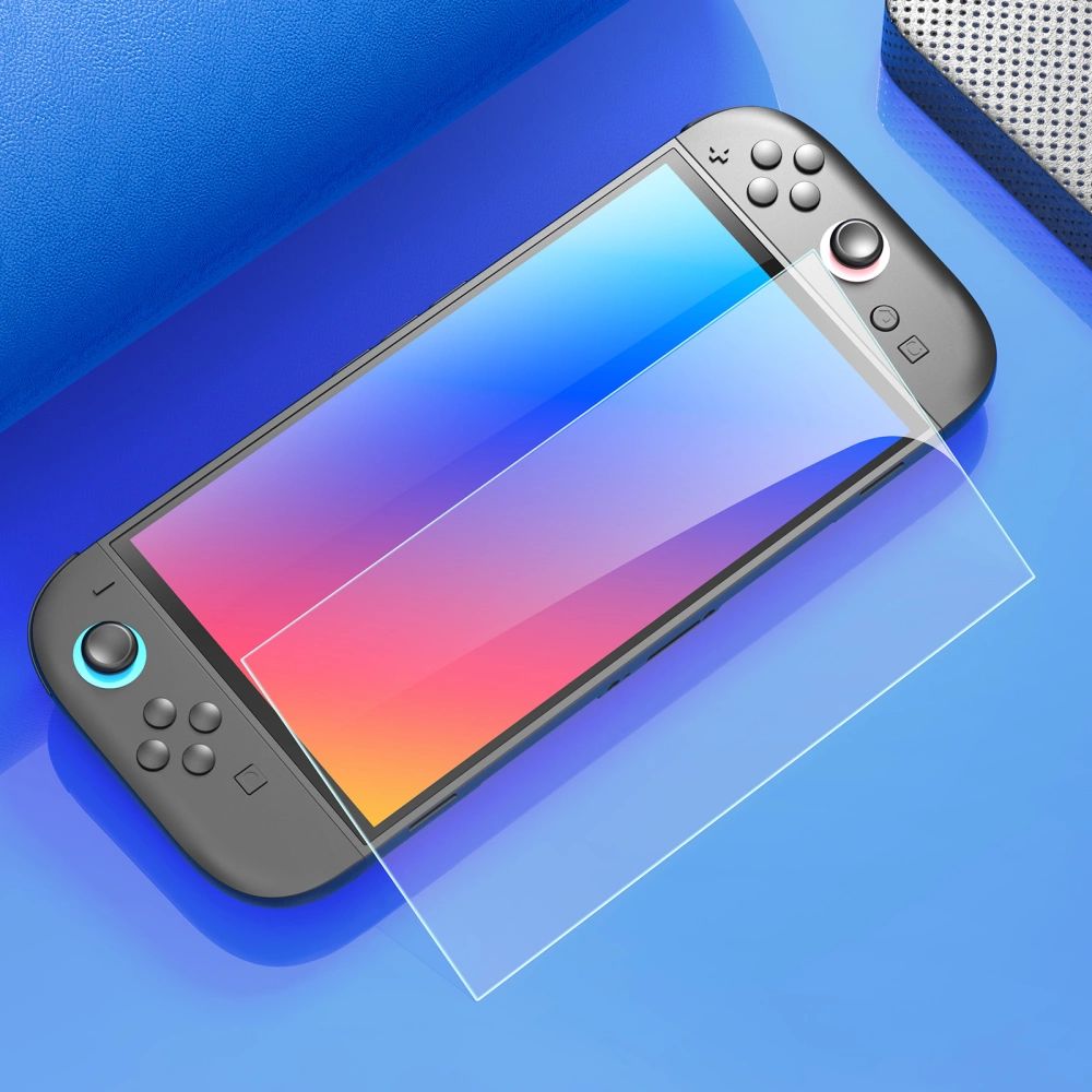 Gehärtetes Glas für Nintendo Switch 2, Tech-Protect Easy Set Plus, mit Applikator, 2 Stück