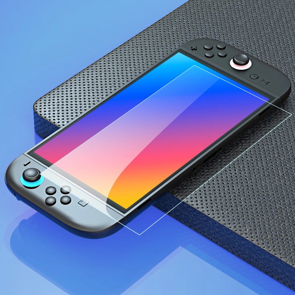 Gehärtetes Glas für Nintendo Switch 2, Tech-Protect Easy Set Plus, mit Applikator, 2 Stück