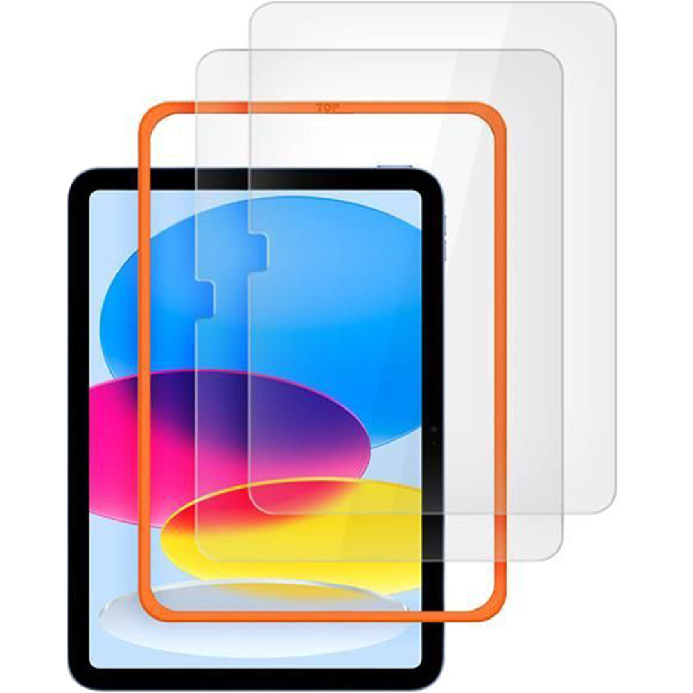 Gehärtetes Glas für iPad 11 / 10 gen. 2025 / 2022, Tech-Protect Easy Set Plus, mit Applikator, 2 Stück