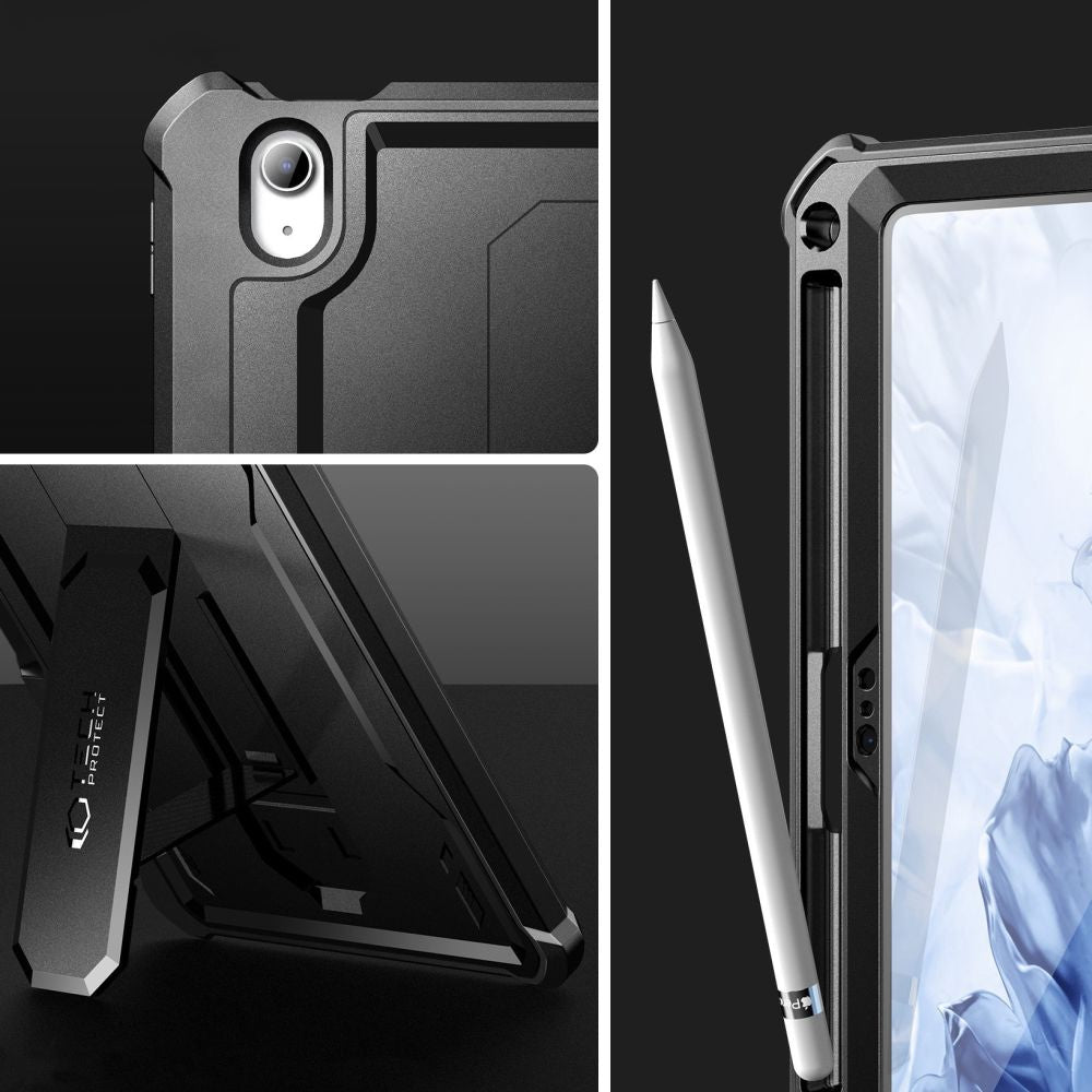 Schutzhülle Tech-Protect Kevlar Pro für iPad 11 / 10 gen. 2025 / 2022, Schwarz