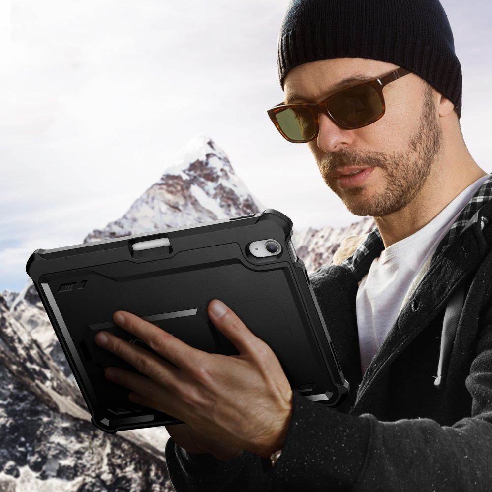 Schutzhülle Tech-Protect Kevlar Pro für iPad 11 / 10 gen. 2025 / 2022, Schwarz