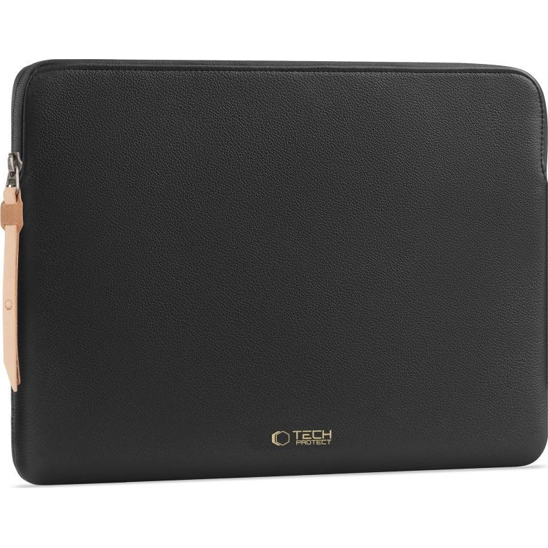 Laptoptasche für 13-14“ Laptop, Tech-Protect Fleece, Schwarz