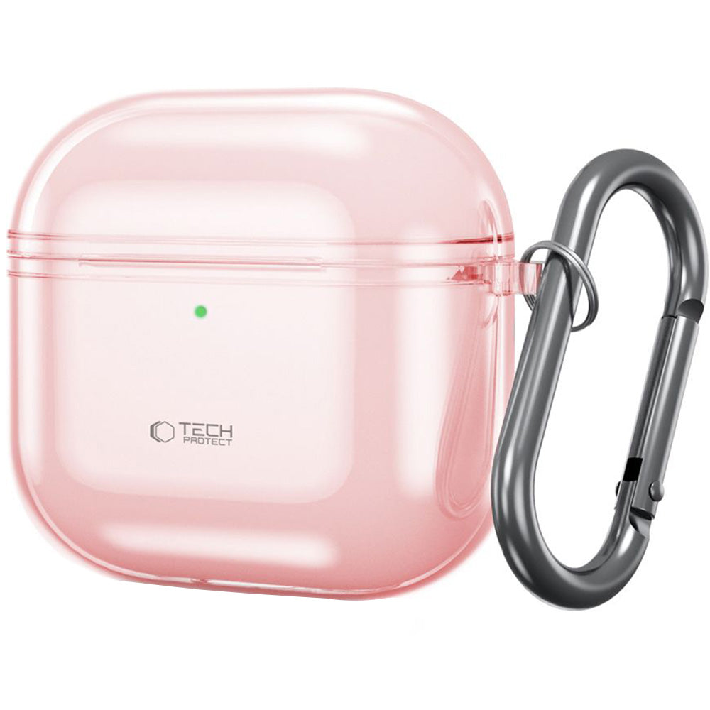 Schutzhülle für Apple AirPods 5 / 4, Tech-Protect Flexair Transparent-Rosa