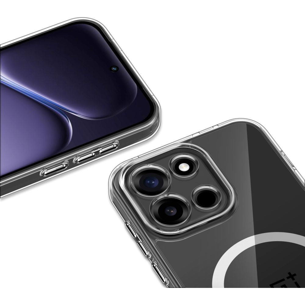 Handyhülle für Oneplus Nord 6, Tech-Protect Flexair Hybrid mit MagSafe, Transparent
