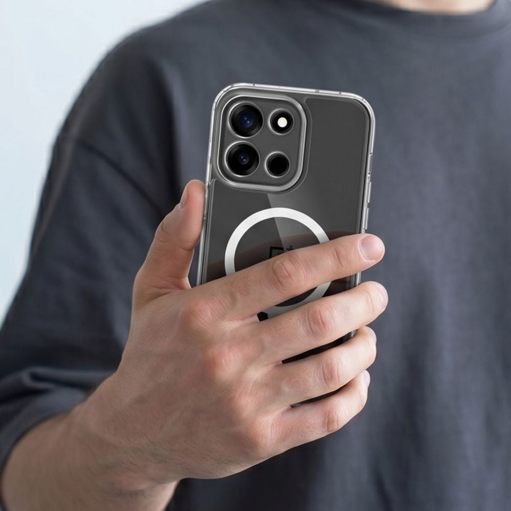 Handyhülle für Oneplus Nord 6, Tech-Protect Flexair Hybrid mit MagSafe, Transparent