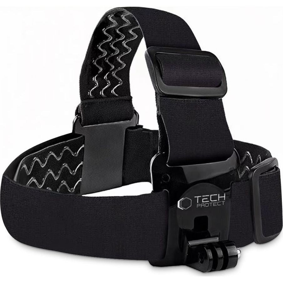Halterung, Kopfband für GoPro, DJI, Tech-Protect GA100 Head Mount, Schwarz