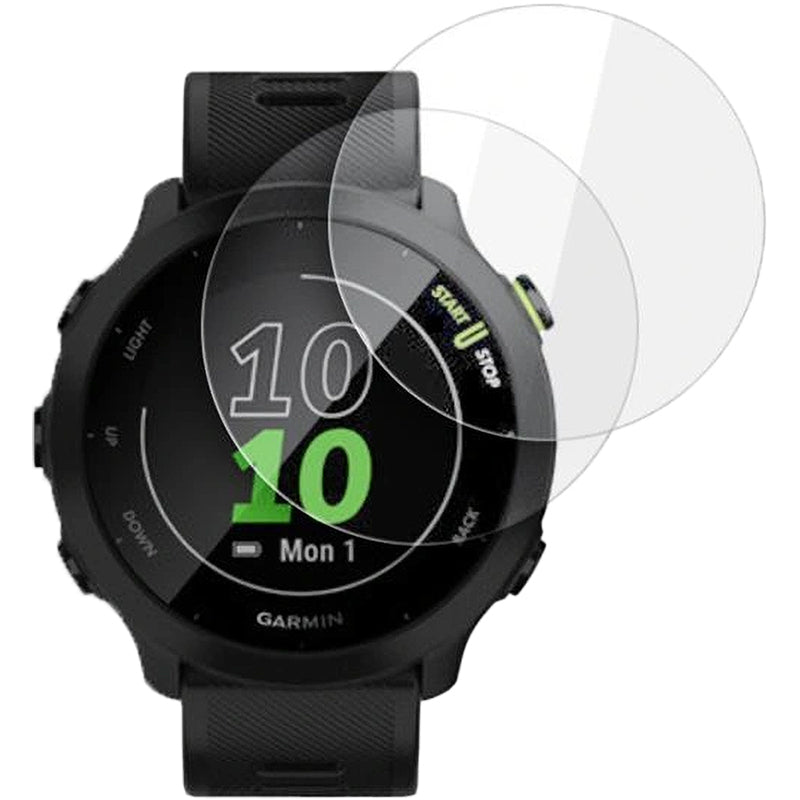 Gehärtetes Glas für Garmin Forerunner 55, Tech-Protect Glass Fit Plus, 2 Stück