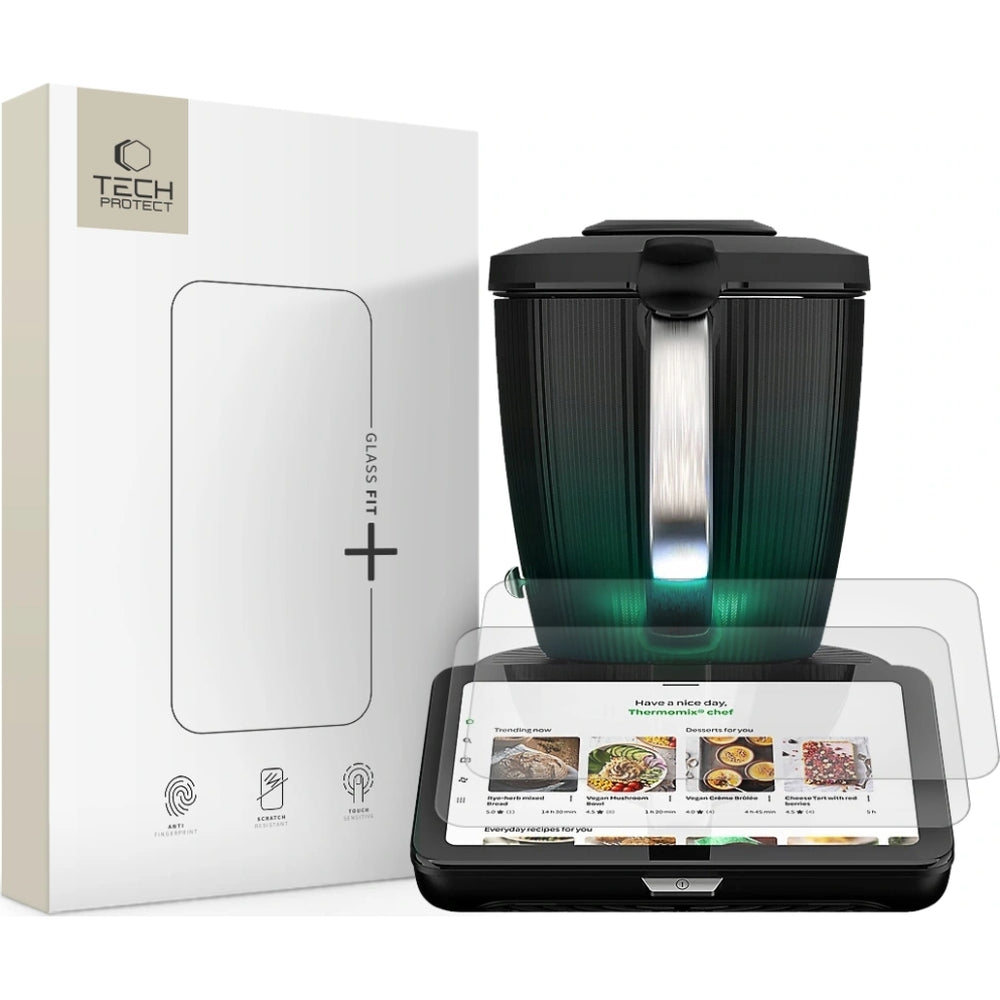 Gehärtetes Glas für Thermomix TM7, Tech-Protect Glass Fit Plus, 2 Stück