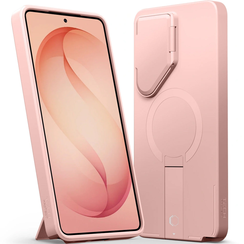 Handyhülle mit Kameraabdeckung für Galaxy S26 Ultra, Tech-Protect Kevlar Aura mit MagSafe, Rosa (2/7)