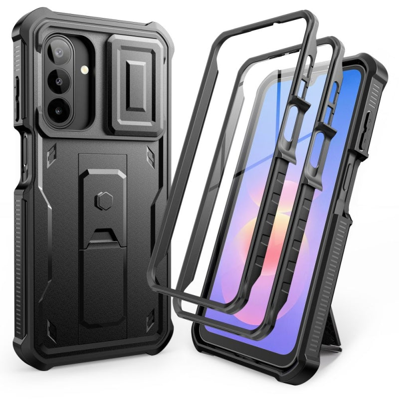 Handyhülle für Galaxy A17 5G, Galaxy A18 5G, Tech-Protect Kevlar Cam Plus 2-Set, Schwarz (1/8)