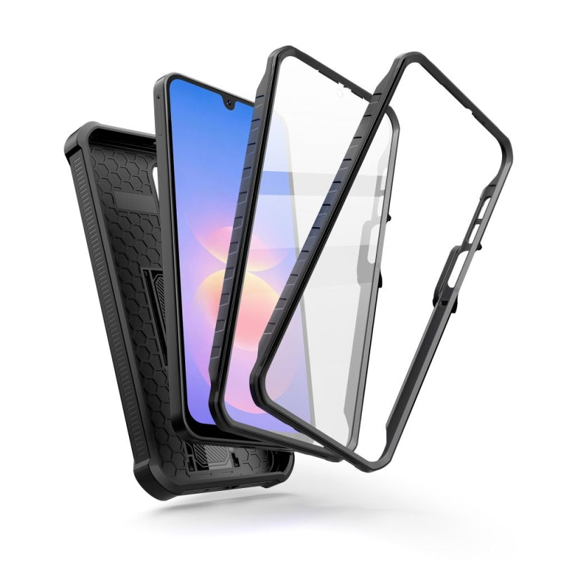 Handyhülle für Galaxy A17 5G, Galaxy A18 5G, Tech-Protect Kevlar Cam Plus 2-Set, Schwarz (5/8)