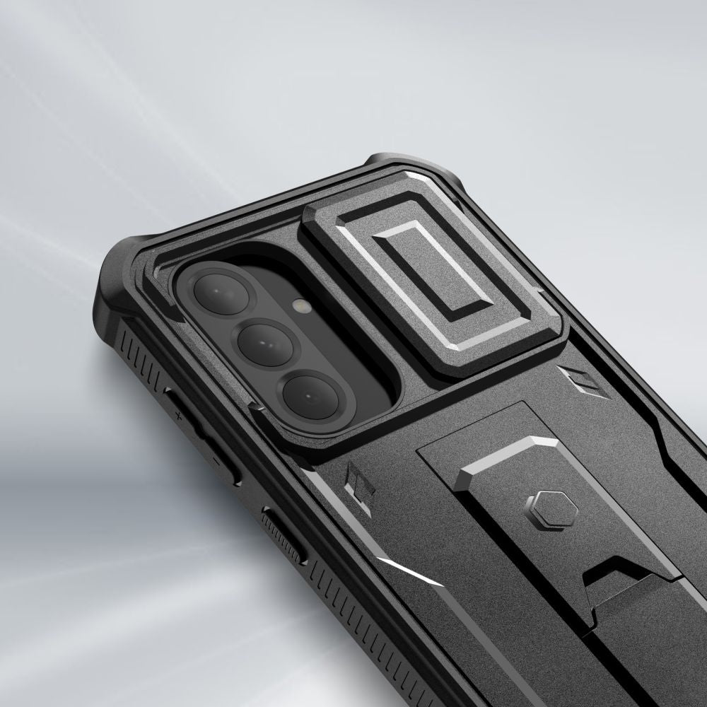 Handyhülle für Galaxy A56 5G, Tech-Protect Kevlar Cam Plus, Schwarz