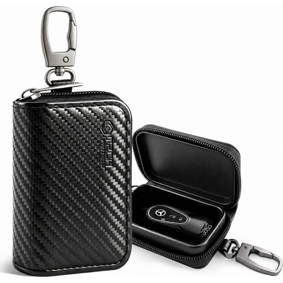 Schutzhülle Faradayscher Käfig, Tech-Protect KLR300 Pouch Keyless RFID Signal Blocker Case, Carbon