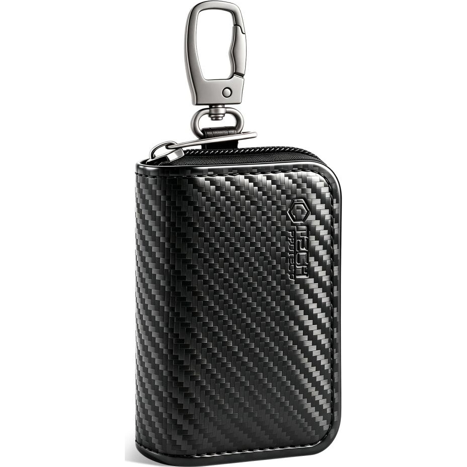 Schutzhülle Faradayscher Käfig, Tech-Protect KLR300 Pouch Keyless RFID Signal Blocker Case, Carbon