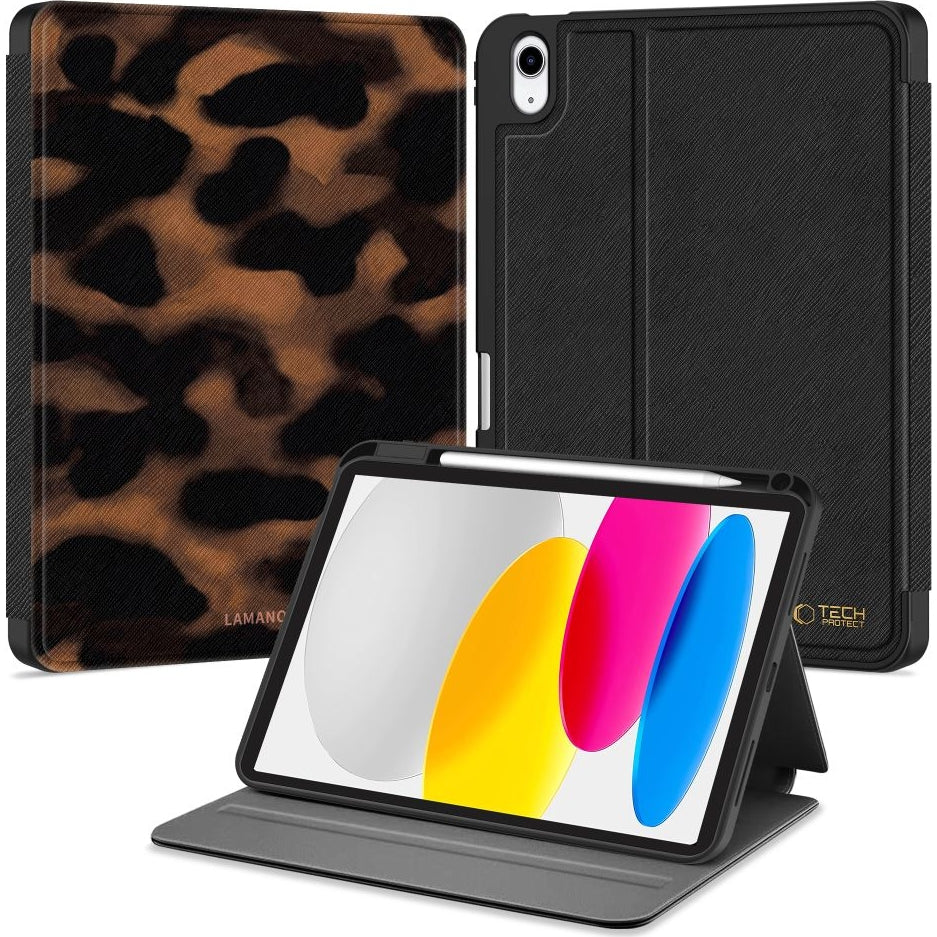 Schutzhülle für Apple iPad 11 2025 / 10.9 2022, Tech-Protect Lamano, Gemustert