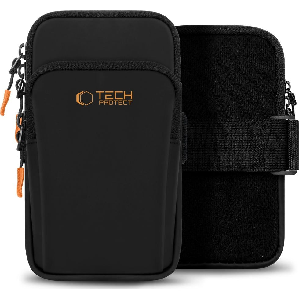 Armbinde Tech Protect M7 Universal Sport, Schwarz-Orange