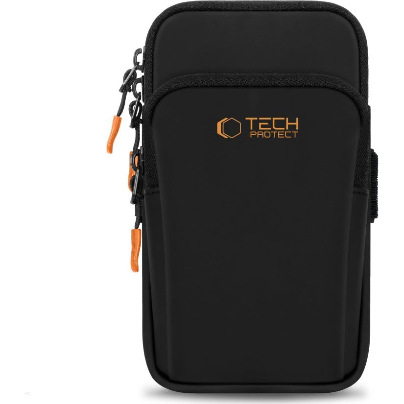 Armbinde Tech Protect M7 Universal Sport, Schwarz-Orange