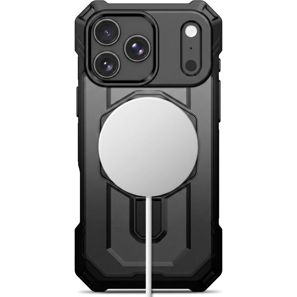 Handyhülle für iPhone 18 Pro / 17 Pro, Tech-Protect MagForce mit MagSafe, mattes Schwarz