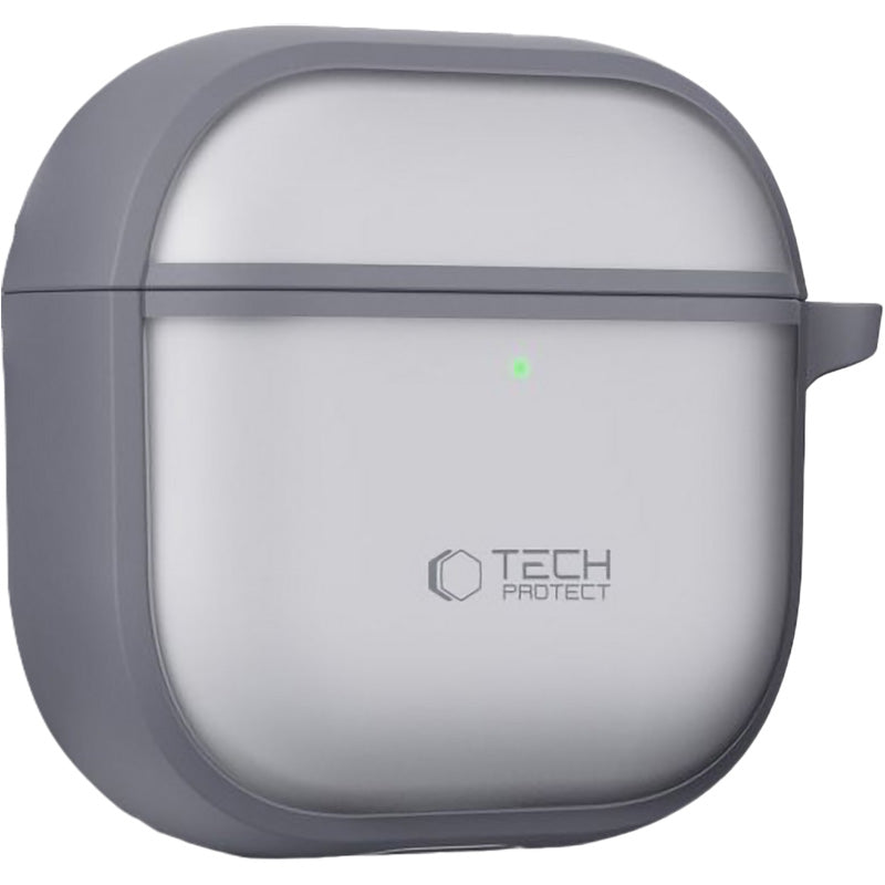 Schutzhülle für Apple AirPods 5 / 4, Tech-Protect Magmat, Durchscheinend-Grau