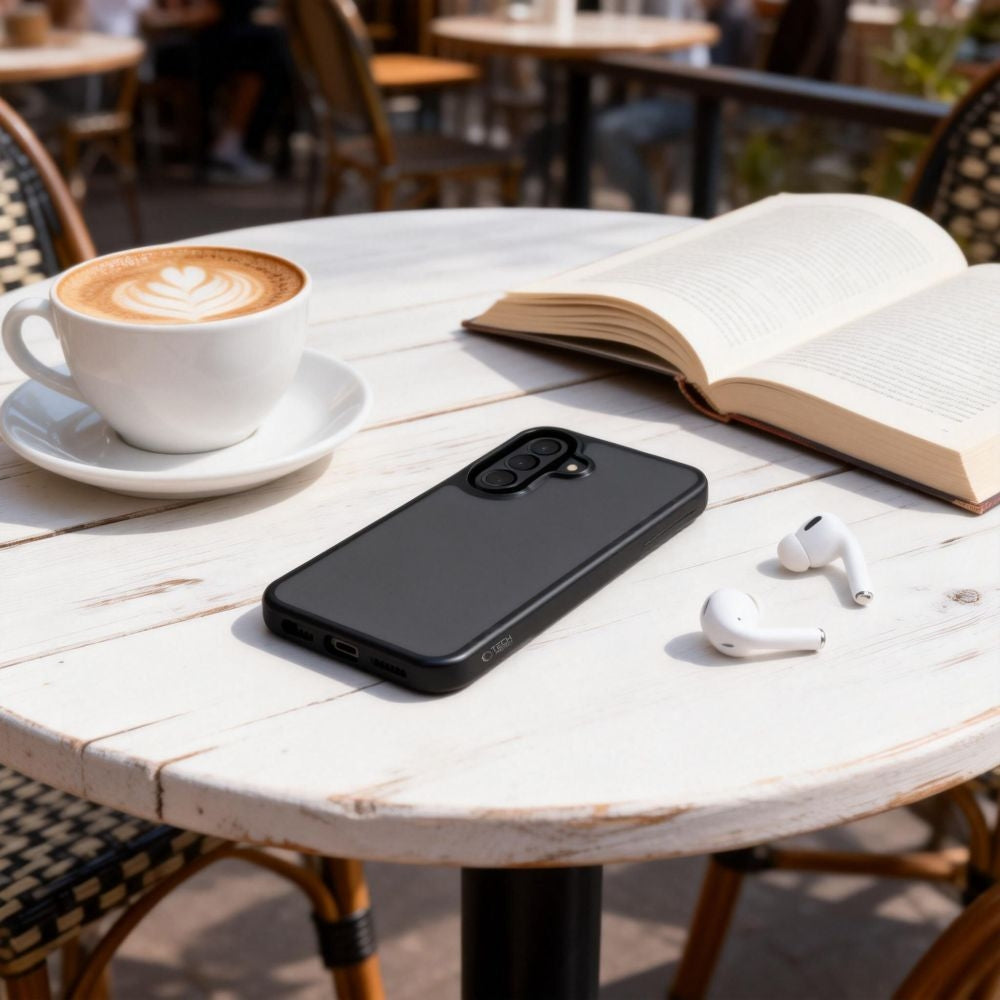 Handyhülle für Galaxy A37 5G / A36 5G / A27 5G / A56 5G, Tech-Protect MagMat, Rauchfarben-Schwarz