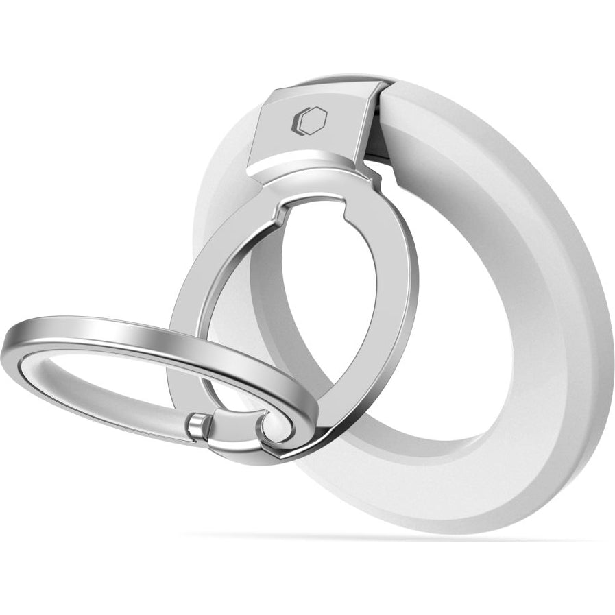 Magnetischer Fingerhalter, Tech-Protect MMR500 Magnetic MagSafe Ring, Telefonhaler, Weiß