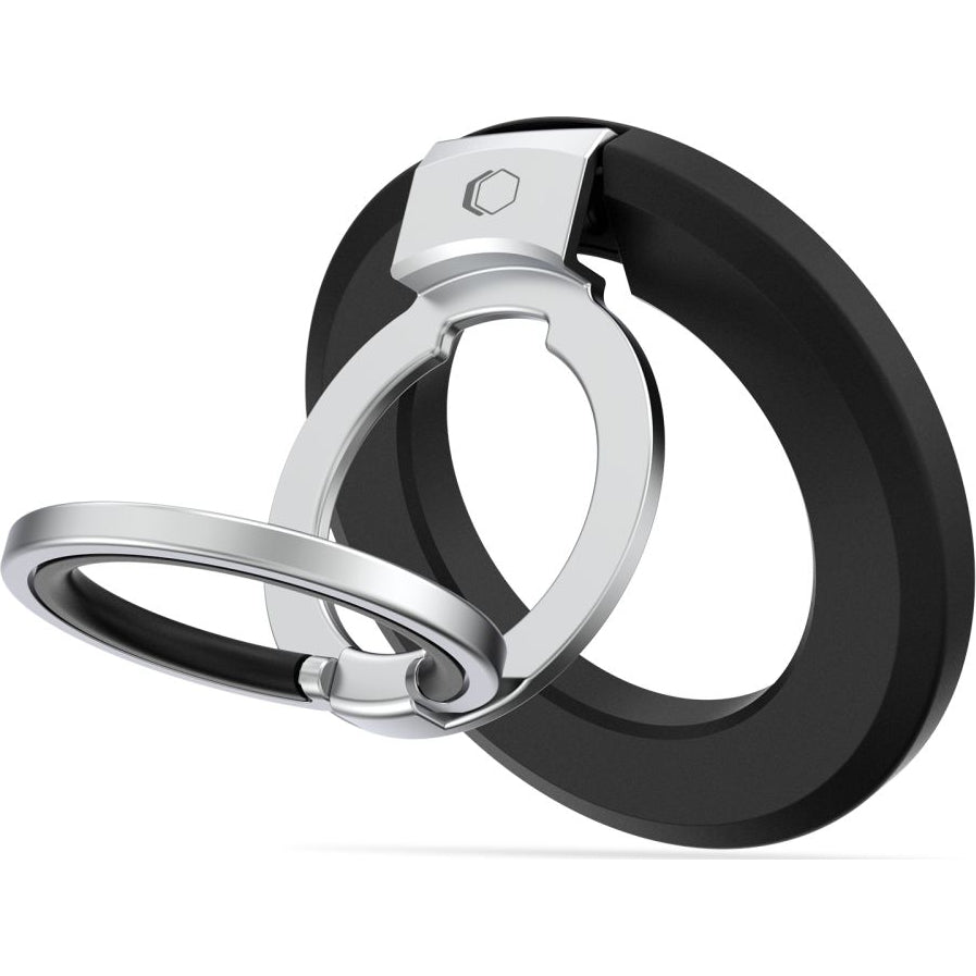 Magnetischer Fingerhalter, Tech-Protect MMR500 Magnetic MagSafe Ring, Telefonhaler, Schwarz