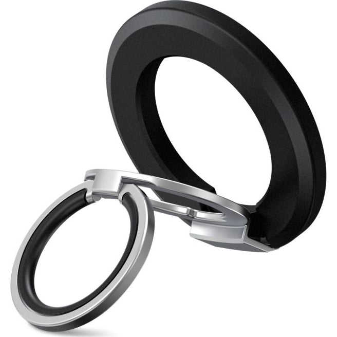 Magnetischer Fingerhalter, Tech-Protect MMR500 Magnetic MagSafe Ring, Telefonhaler, Schwarz