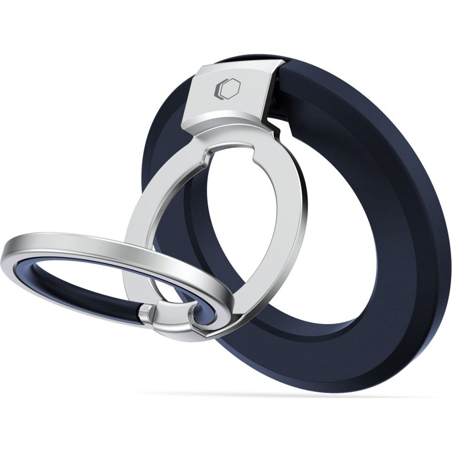 Magnetischer Fingerhalter, Tech-Protect MMR500 Magnetic MagSafe Ring, Telefonhaler, Dunkelblau