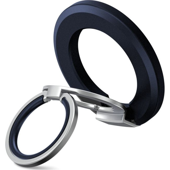 Magnetischer Fingerhalter, Tech-Protect MMR500 Magnetic MagSafe Ring, Telefonhaler, Dunkelblau