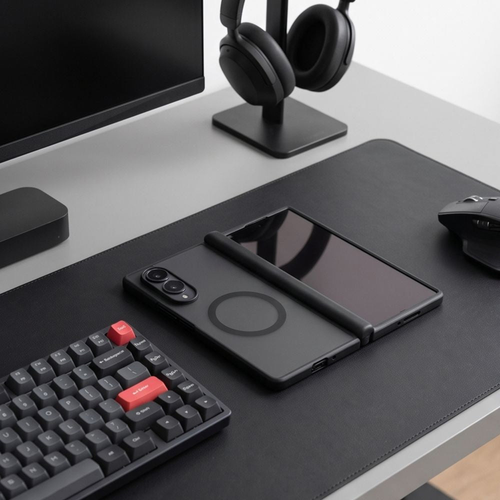 Handyhülle für Galaxy Z Fold8, Tech-Protect MagPeak mit MagSafe, Schwarz-Rauchfarben (5/8)