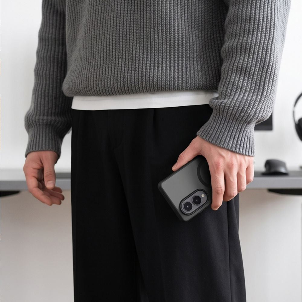 Handyhülle für Galaxy Z Fold8, Tech-Protect MagPeak mit MagSafe, Schwarz-Rauchfarben (8/8)