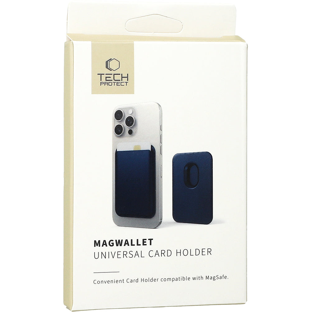 Kartenetui mit MagSafe, Tech-Protect MagWallet, Dunkelblau