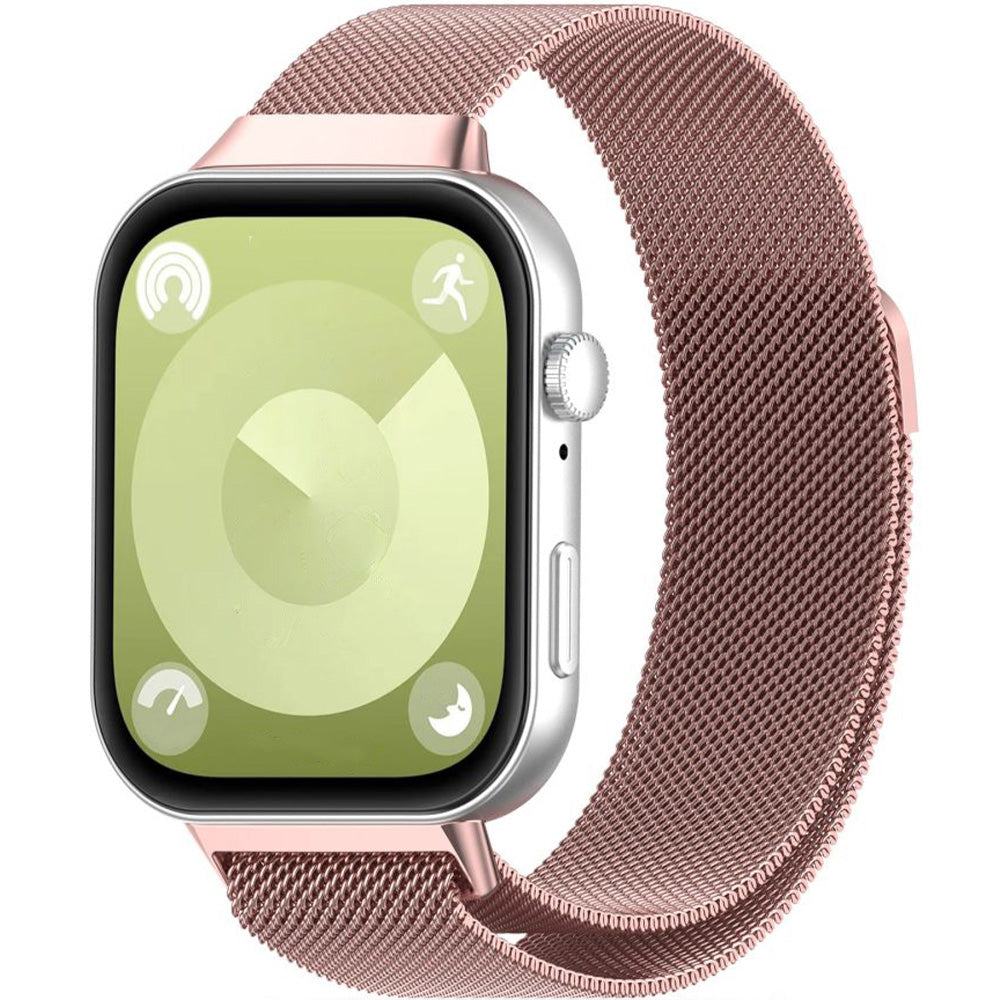 Stahlarmband für Huawei Watch Fit 5 Pro/5/4 Pro/4/3, Tech-Protect Milaneseband, Rosa