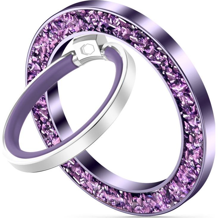 Magnetischer Fingerhalter, Tech-Protect MMR200 Magnetic Phone Ring mit MagSafe, Telefonhaler, Violett