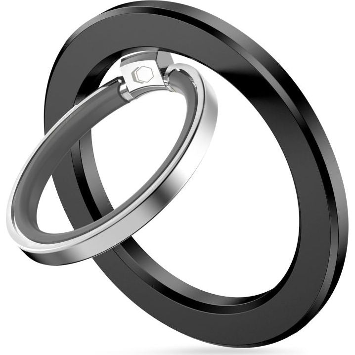 Magnetischer Fingerhalter, Tech-Protect MMR300 Magnetic Phone Ring mit MagSafe, Telefonhaler, Schwarz