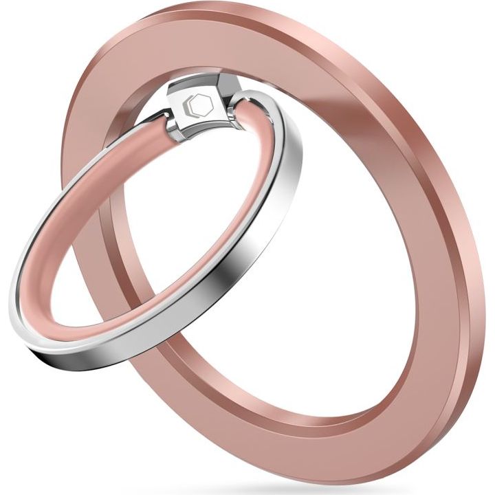 Magnetischer Fingerhalter, Tech-Protect MMR300 Magnetic Phone Ring mit MagSafe, Telefonhaler, Rosa Gold