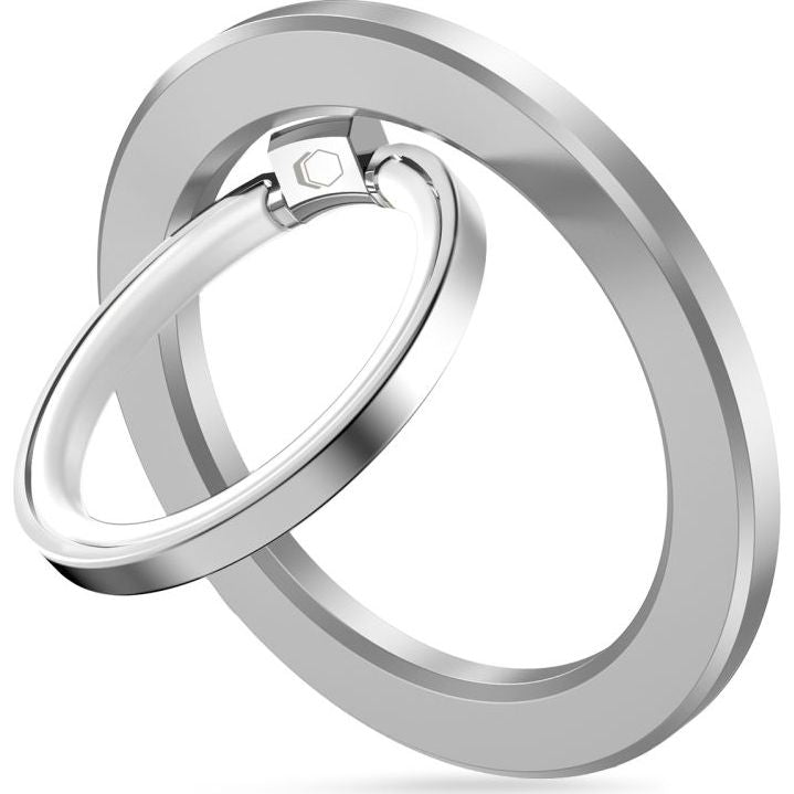 Magnetischer Fingerhalter, Tech-Protect MMR300 Magnetic Phone Ring mit MagSafe, Telefonhaler, Silbern